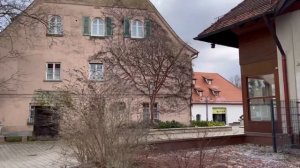 Как живут простые немцы? Провинция Германии - немецкий город Langenau. Прогулка после заката.