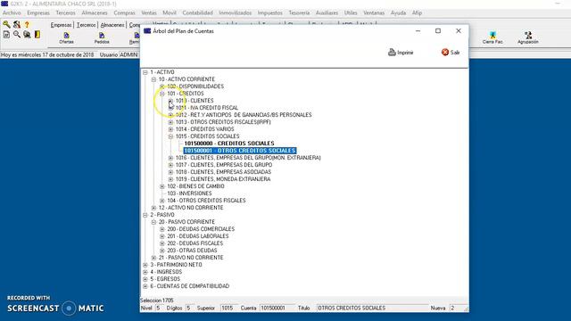 G2K. Arbol del Plan de Cuentas смотреть онлайн