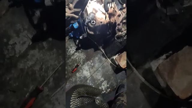 как отделить коробку на Хонда испаер UA2 ДВС G25A смотреть онлайн