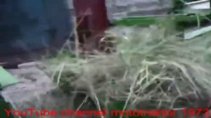 Самодельный Пресс для изготовления Тюков Сена и Соломы/  homemade press for grass and straw