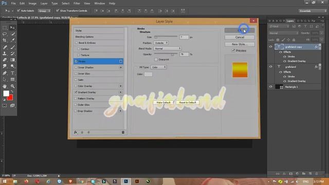 How to design Creative Text Effects in Adobe Photoshop CC 2020 Video Tutorials-Grafixland смотреть онлайн