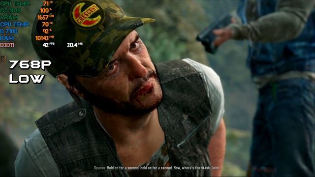 Days Gone || GT 1030 + i3 7100 Performance Test || 768p Benchmark смотреть онлайн