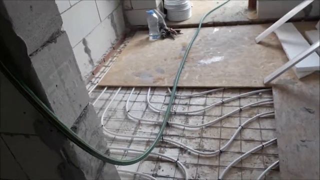Водяной теплый пол в доме смотреть онлайн