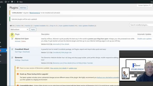 WORDPRESS Plugin updates смотреть онлайн