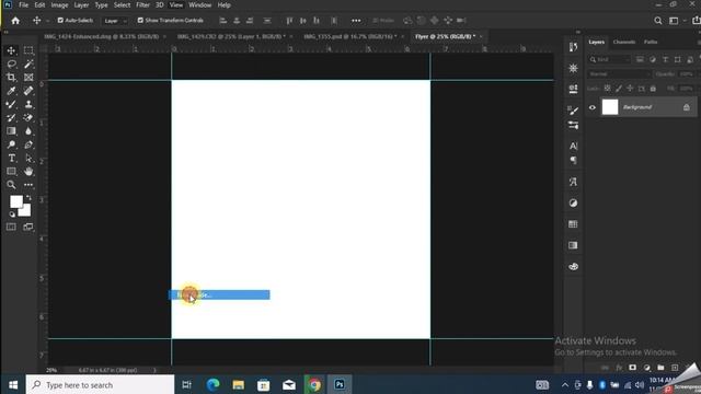 [PHOTOSHOP FORMATION] Comment mettre des marges dans vos POSTERS PHOTOSHOP. смотреть онлайн