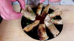 Рецепт Жареные спринг роллы  | Как приготовить Нэм Вьетнамские блинчики