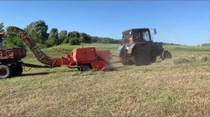 Делаем тюки | Пресс-подборщик СИПМА sipma z 224/1 | МТЗ-82