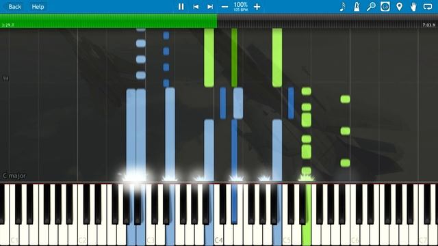 Ace Combat 5 - The Unsung War - Piano Tutorial (Synthesia) смотреть онлайн