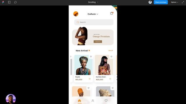 Horizontal & Vertical Scrolling | Figma Tutorial смотреть онлайн