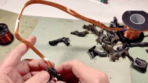 МЕДНЫЙ  ПРОВОД с КИНЕСКОПА.  С катушки размагничивания кинескопа.