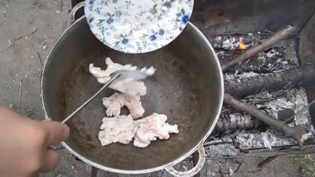 Готовим на мангале . Barbecue loin смотреть онлайн