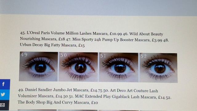 100 - лучшая #тушь для ресниц смотреть онлайн