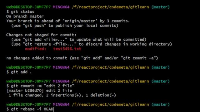 Git Squashing Command | How To Squash Your Git History Like A Pro Commits смотреть онлайн