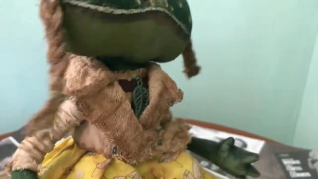 Игрушка ручной работы Лягушка Мои переделки Handmade cloth Frog смотреть онлайн