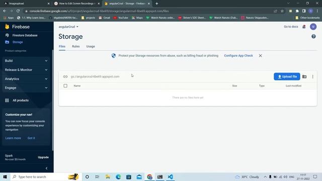 Angular & Firebase Cloud Storage for Image Upload Using AngularFire Library For Beginners смотреть онлайн