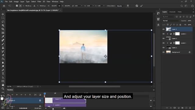 Fog Photoshop photo effect | Photoshop tutorial смотреть онлайн