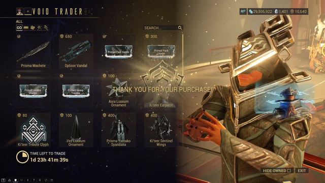 Warframe Baro Ki'Teer Brings A New Weapon + Primed Mods! смотреть онлайн