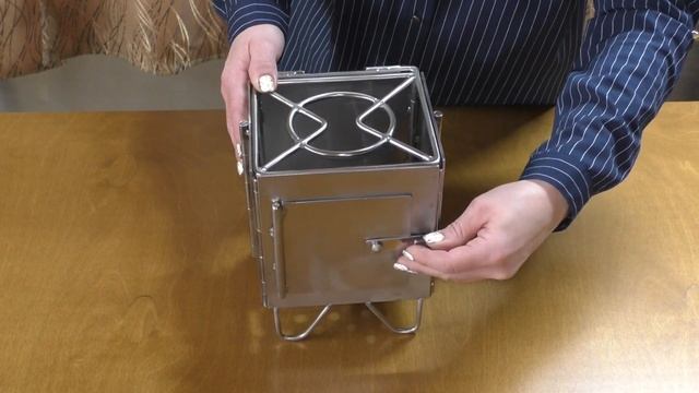 Печка-щепочница НЕФОР. смотреть онлайн