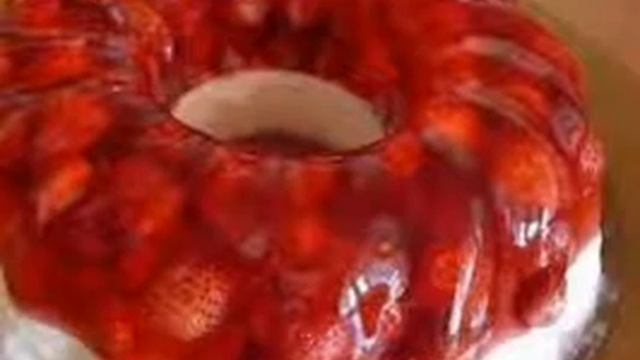 Низкокалорийное клубничное желе с творожным кремом рецепт приготування в описах смотреть онлайн