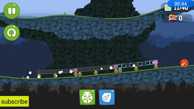 Make a train | Bad piggies game play смотреть онлайн