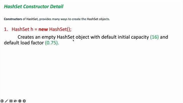 HashSet - Collection Framework смотреть онлайн