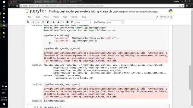 Pipeline and Grid Search in sklearn смотреть онлайн