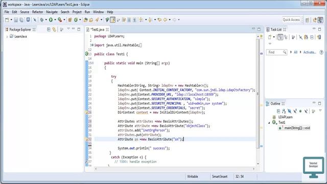 4.How to add userdata in LDAP(Apache active directory) using java смотреть онлайн