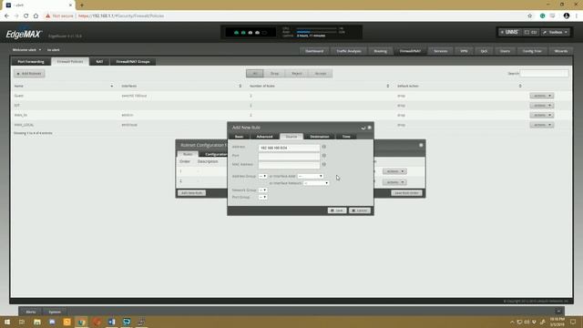 Edgerouter Firewall смотреть онлайн