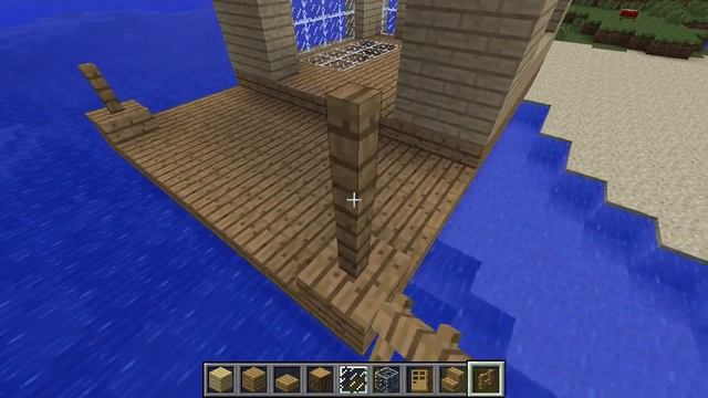 Awesome Little Beach House in Minecraft! - Build Tutorial смотреть онлайн