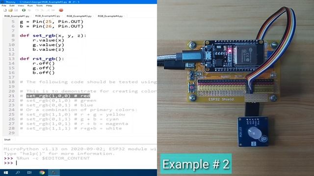 007 - MicroPython TechNotes: RGB LED смотреть онлайн