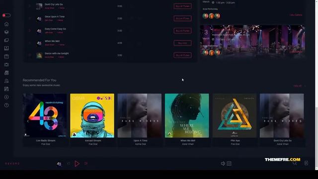 Rekord - Ajaxify Music - Events - Podcasts Multipurpose WordPress Theme streaming responsive Marina смотреть онлайн