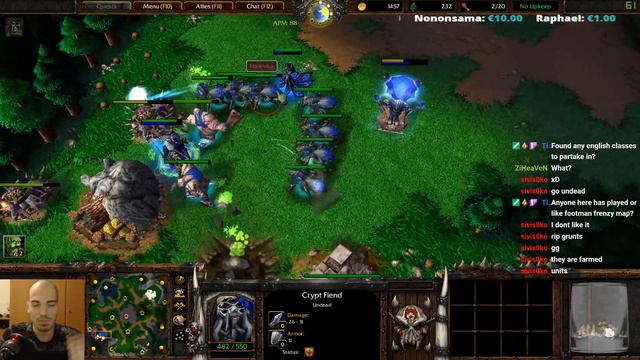 Warcraft 3 | Melee 2v2 |Twisted Meadows | Chaos All De Wey смотреть онлайн