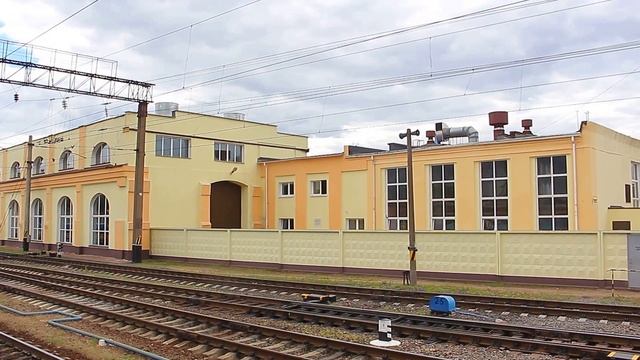 Осиповичи. 6 июня 2016г. 16ч.(21). Вокзал-электричка. Беларусь. смотреть онлайн