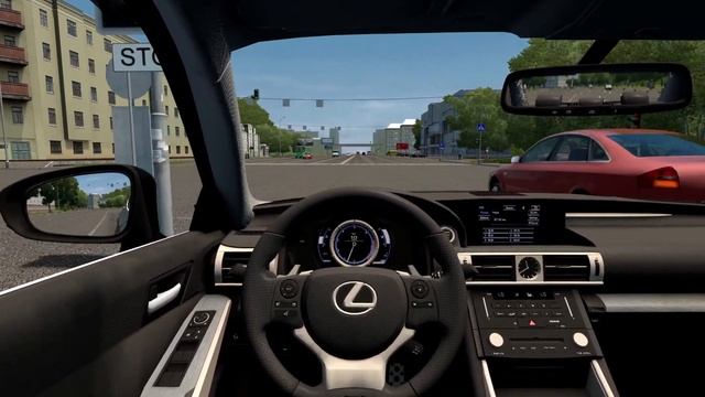 Lexus IS350 F Sport 2014 | City Car Driving | Steering Wheel Gameplay смотреть онлайн
