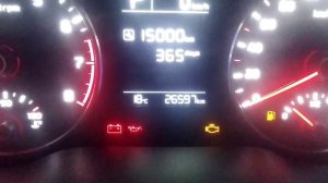 Kia Rio 4 из Цельсия в фаренгейт и обратно