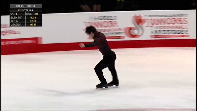 2023 Canadian National Skating Championships. Men FP. Keegan Messing смотреть онлайн