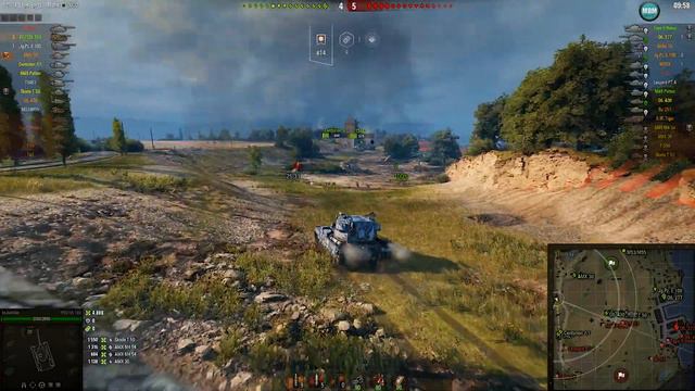 FV215b (183) на карте Рыбацкая бухта, 10.2К dmg, Рэдли. WoT 1.7.0. 2К VIDEO. смотреть онлайн