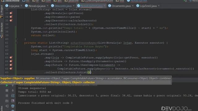 Curso Java Completo - Aula 201: Java 8 CompletableFuture pt 07, Encadeando tarefas pt 02 смотреть онлайн