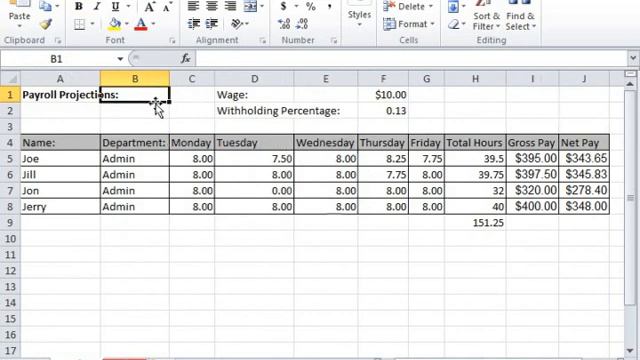 Excel 2010 Tutorial The Workbook Window Microsoft Training Lesson 1.11 смотреть онлайн