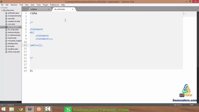 Barashada php Afsomali:Lesson16:Do While смотреть онлайн