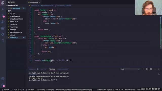 DSA - Warmup flatten cont смотреть онлайн