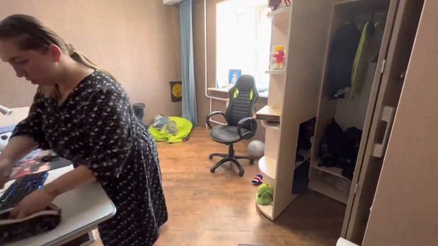 Уборка с сыном, вкусные оладушки/вафли?, наши выходные!!