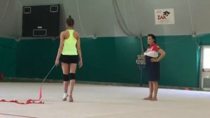 Дина Аверина тренировка//Сборы в Хорватии 2018