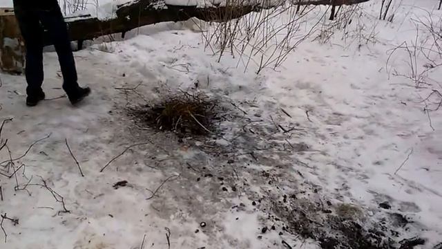 Керосин+спички=эпичный поджёг