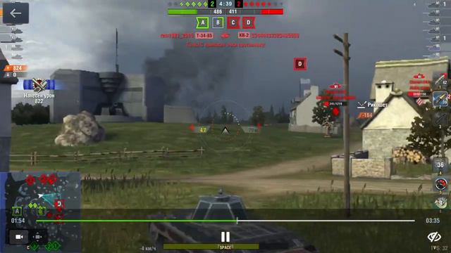 реплей моего лучшего боя В Tanks Blitz смотреть онлайн
