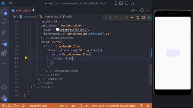 Flutter Tutorial - Dropdown Menu in Flutter смотреть онлайн