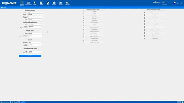 How to configure and personalise the profile FlotasNet - Quick Tutorials смотреть онлайн