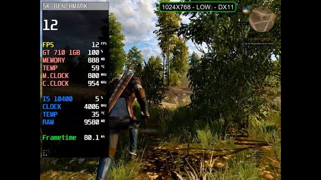 R7 240 , R5 240 , GT 710 , HD 4600 , UHD G1 | The Witcher 3 Next Gen Patch(4.0) | 720P , 1024X768 смотреть онлайн