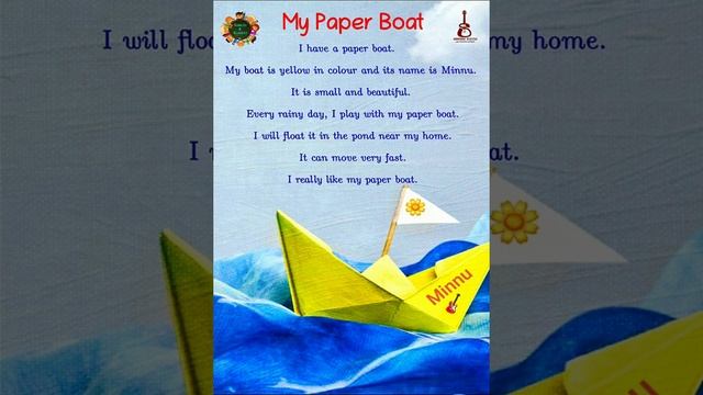 My Paper Boat - Description/ English Std 4 /Unit 2 Paper Boats смотреть онлайн