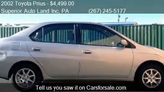 2002 Toyota Prius Base 4dr Sedan for sale in Levittown, PA 1 смотреть онлайн